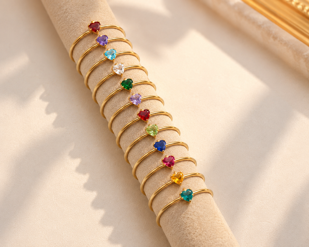 Heartspell Birthstone Rings