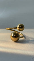 Golden Orbit Ring
